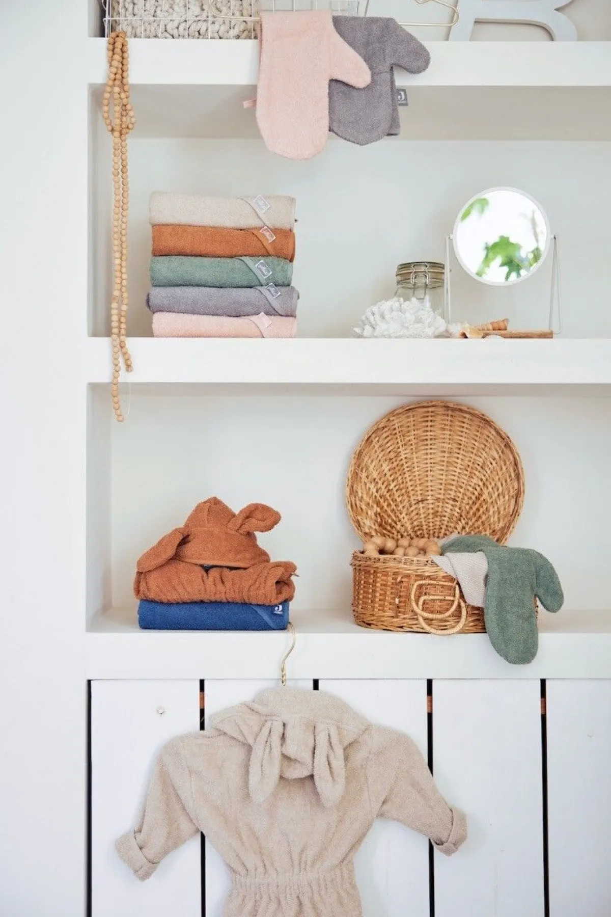 Jollein Handdoeken En Washandjes|Bedtextiel * Washand Badstof Ears Nougat