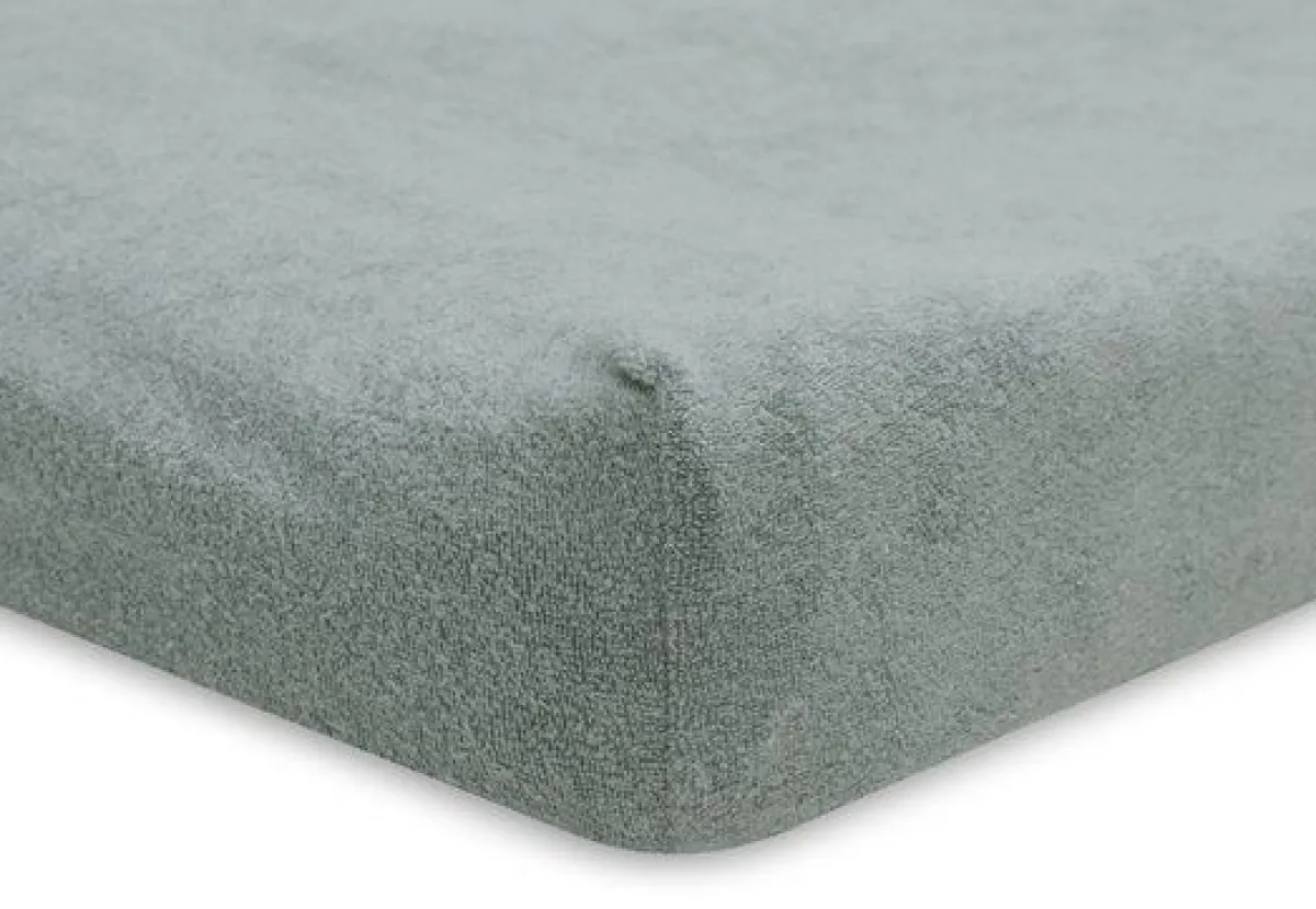 Jollein Waskussenhoezen|Bedtextiel * Waskussenhoes Badstof Sea Green 2 Pack Groen