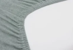 Jollein Waskussenhoezen|Bedtextiel * Waskussenhoes Badstof Sea Green 2 Pack Groen