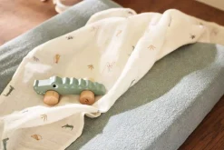 Jollein Waskussenhoezen|Bedtextiel * Waskussenhoes Badstof Sea Green 2 Pack Groen