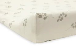 Jollein Waskussenhoezen|Bedtextiel * Waskussenhoes Jersey Twig Olive Green Groen