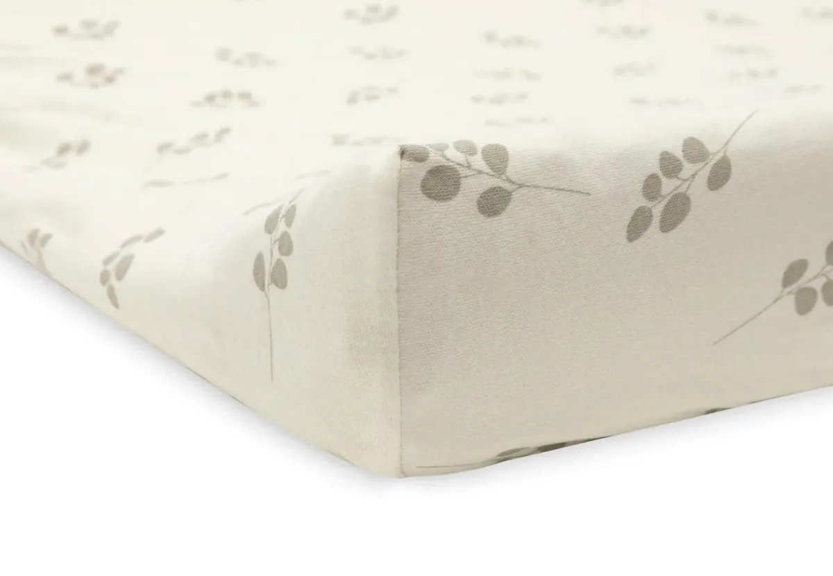 Jollein Waskussenhoezen|Bedtextiel * Waskussenhoes Jersey Twig Olive Green Groen