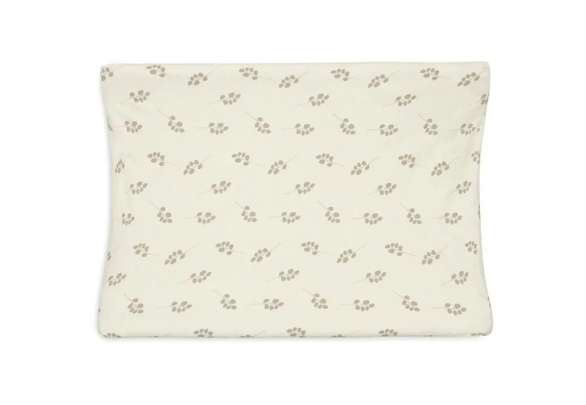Jollein Waskussenhoezen|Bedtextiel * Waskussenhoes Jersey Twig Olive Green Groen