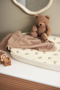 Jollein Waskussenhoezen|Bedtextiel * Waskussenhoes Jersey Twig Olive Green Groen