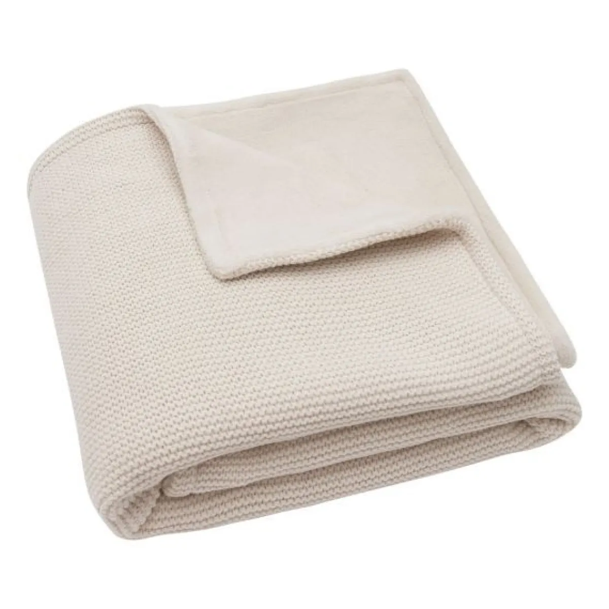 Jollein Bedtextiel * Wiegdeken Basic Knit Velvet Oatmeal