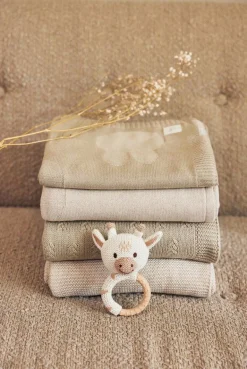 Jollein Bedtextiel * Wiegdeken Nijntje Miffy Nougat