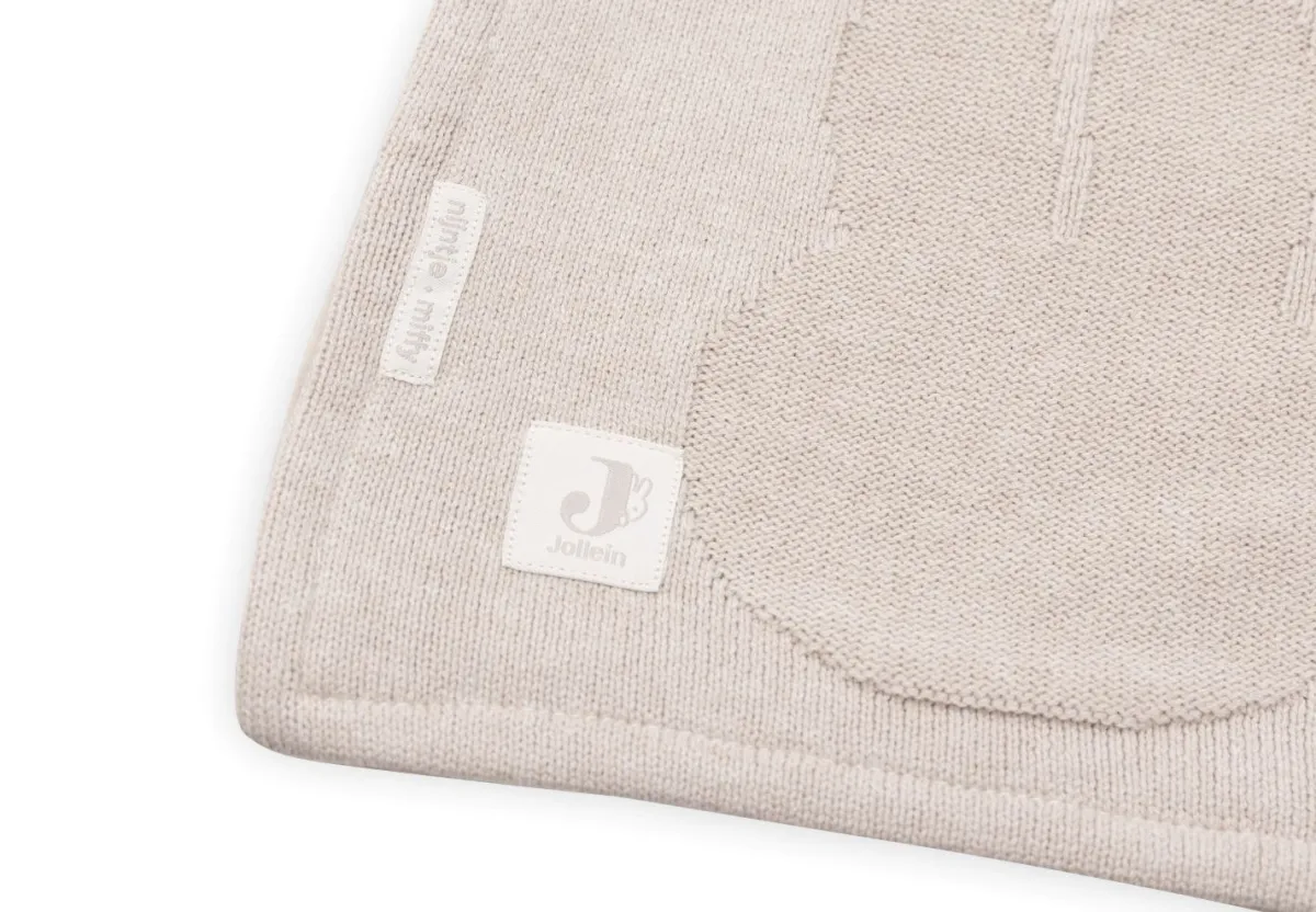 Jollein Bedtextiel * Wiegdeken Nijntje Miffy Nougat/Coral Fleece