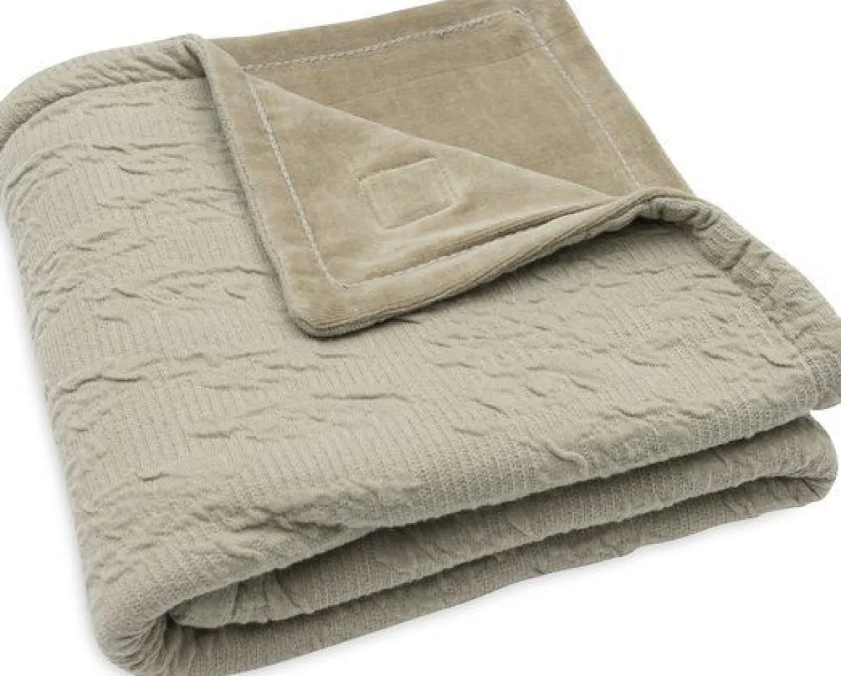Jollein Bedtextiel * Wiegdeken Soft Waves Olive Green