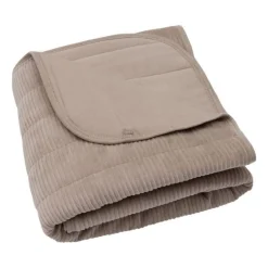 Jollein Bedtextiel * Wiegdeken Velvet Rib Milky Coffee