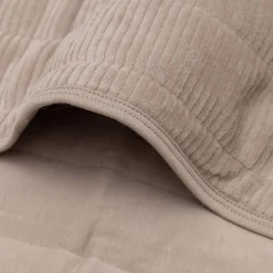Jollein Bedtextiel * Wiegdeken Velvet Rib Milky Coffee