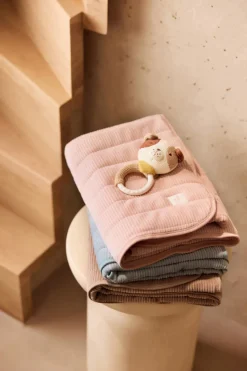 Jollein Bedtextiel * Wiegdeken Velvet Rib Wild Rose