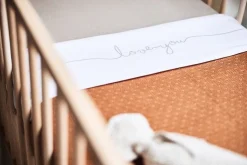 Jollein Bedtextiel * Wieglaken Love You Nougat Beige