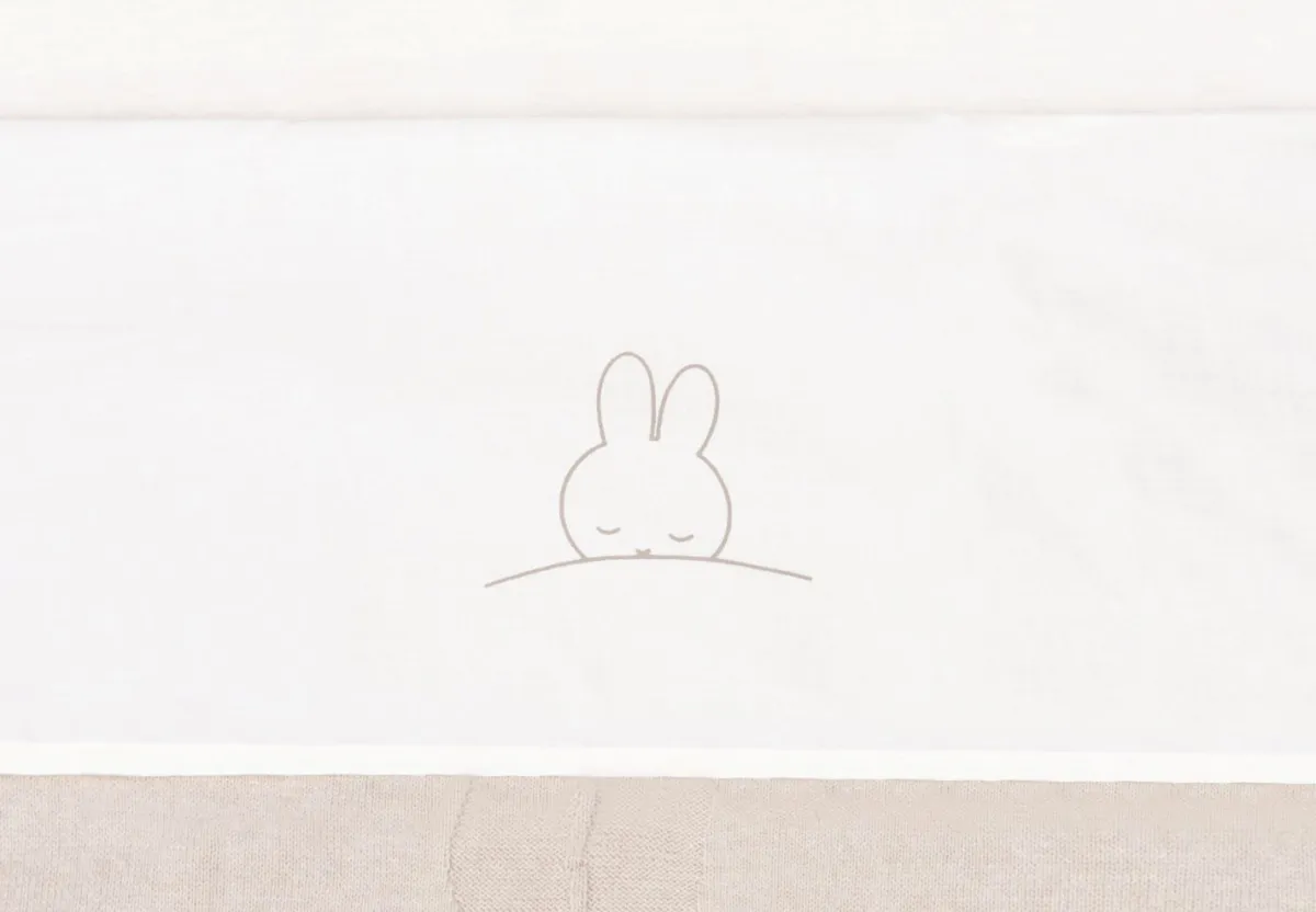 Jollein Bedtextiel * Wieglaken Nijntje Sleepy Miffy Funghi Beige