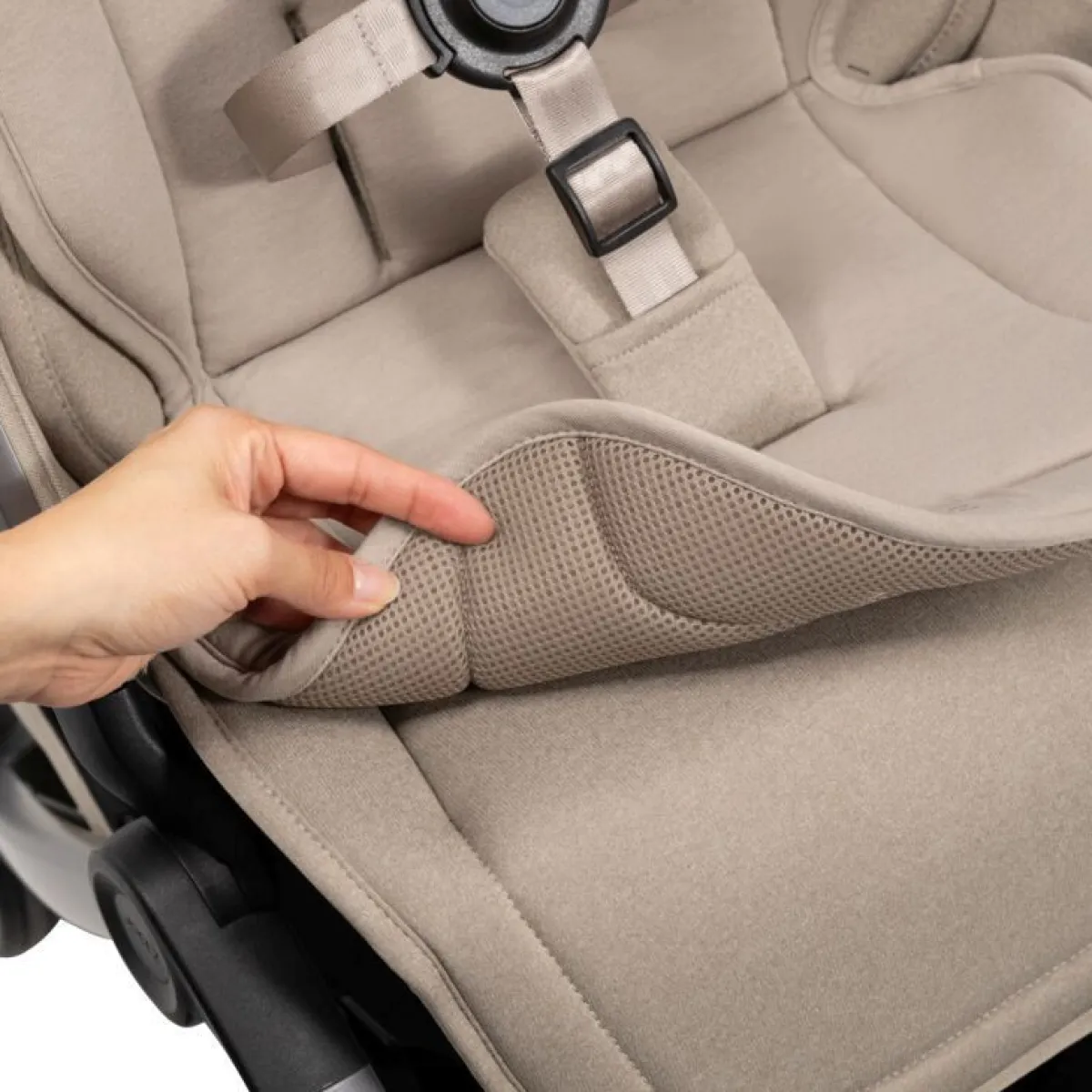 Joolz Overige Accessoires * Breathable Seat Liner Sandy Taupe Beige