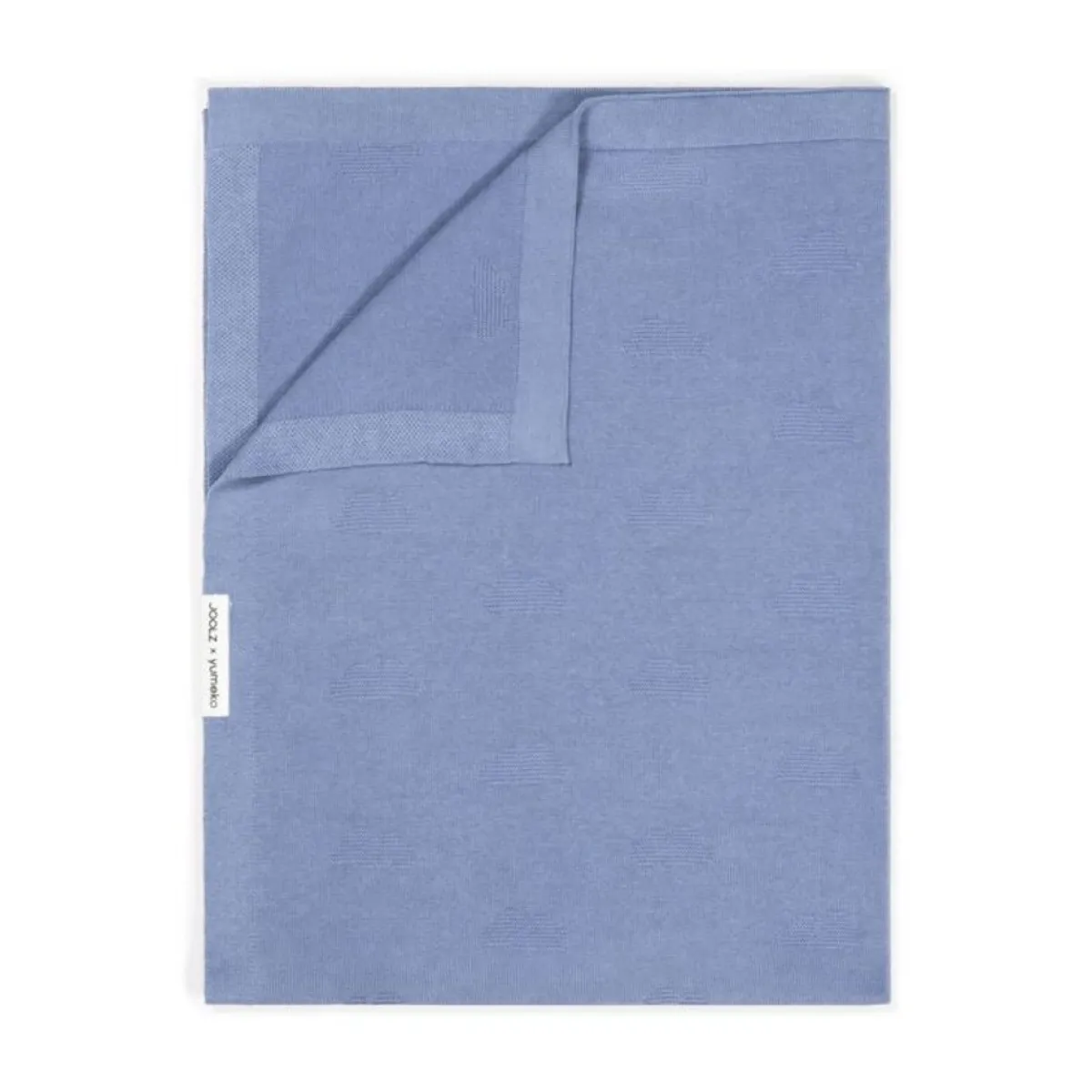 Joolz Bedtextiel * Deken Soft Cloud Azure Blue Blauw