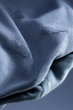 Joolz Bedtextiel * Deken Soft Cloud Azure Blue Blauw