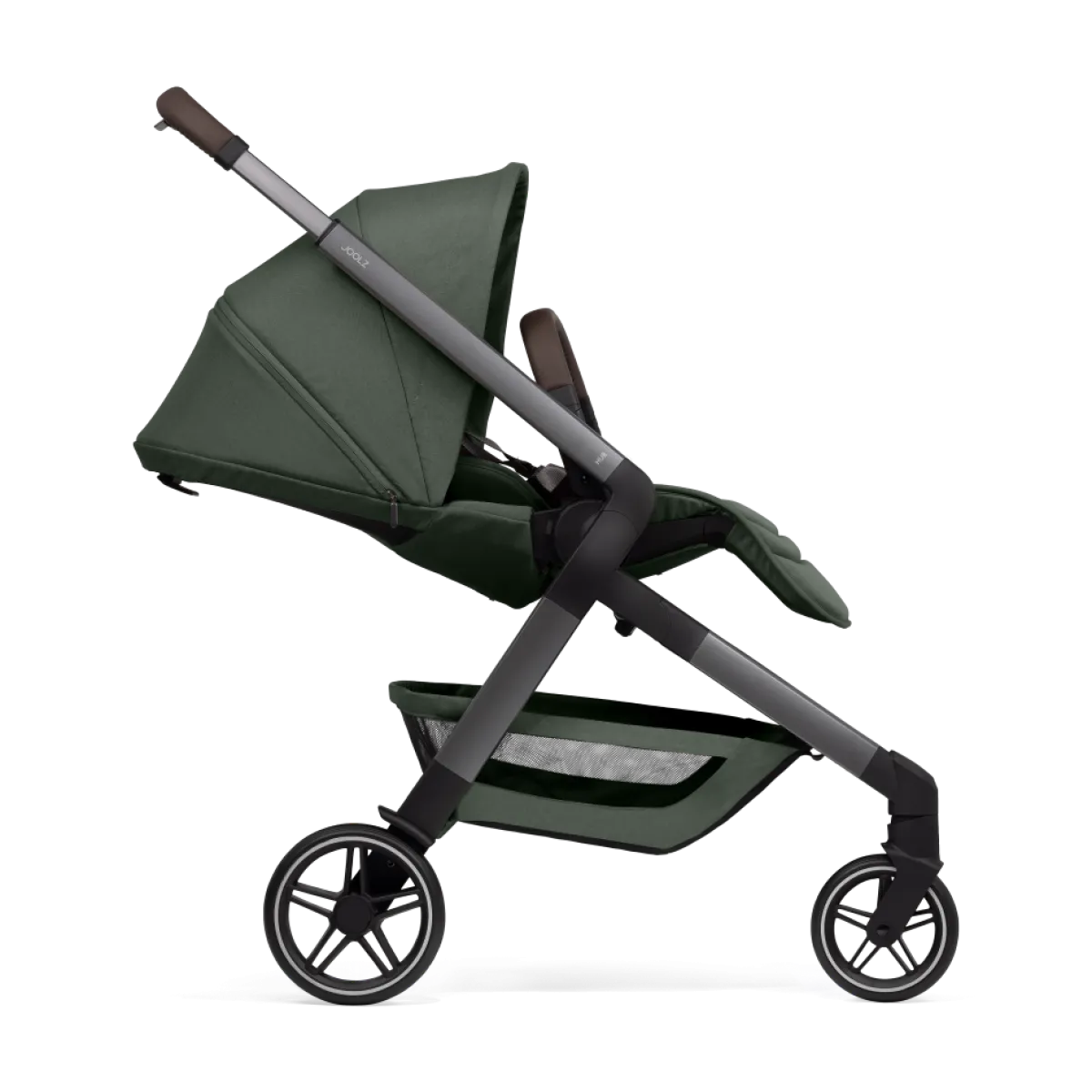 Joolz Combi Kinderwagens * Hub² Kinderwagen Compleet Grey - Forest Green Groen