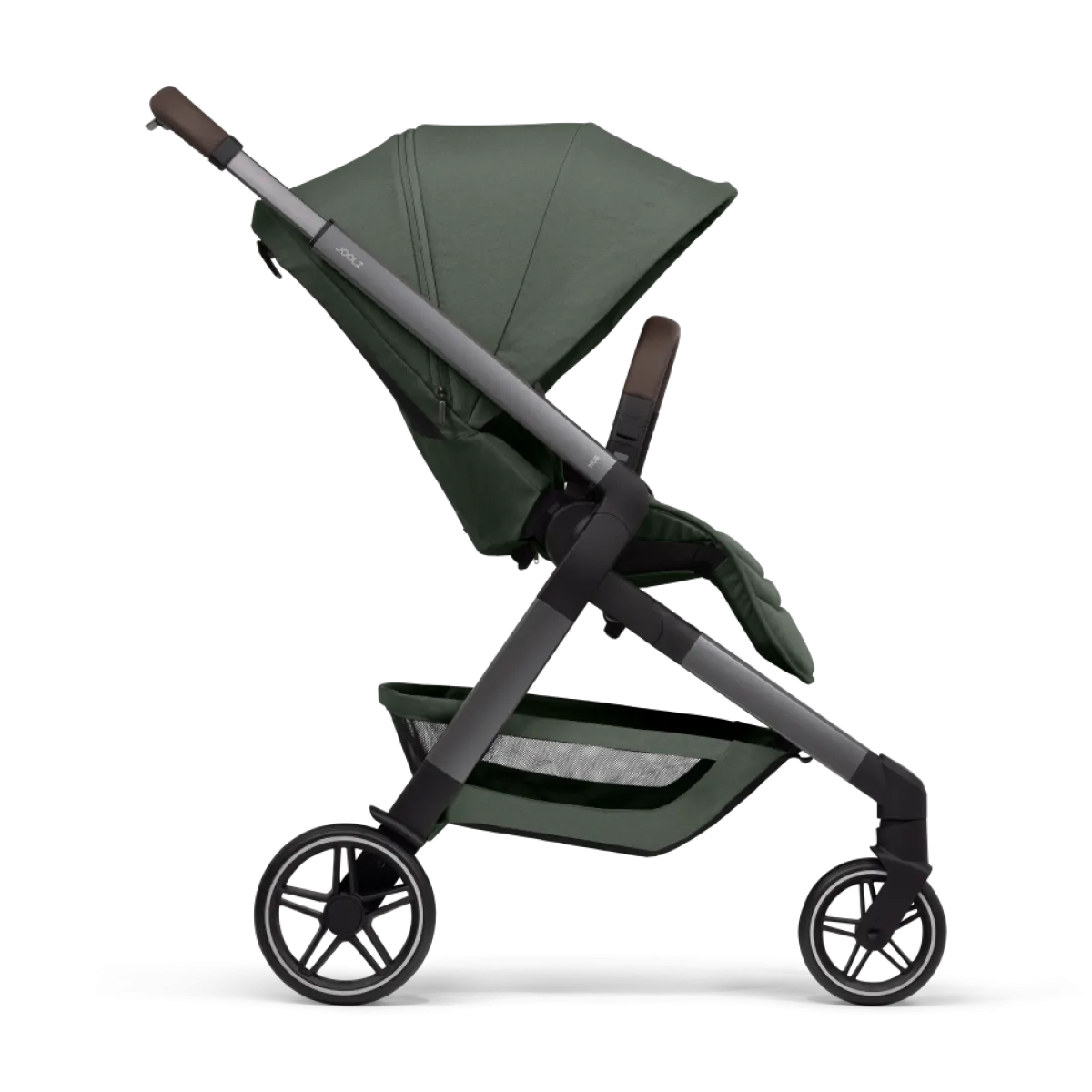Joolz Combi Kinderwagens * Hub² Kinderwagen Compleet Grey - Forest Green Groen