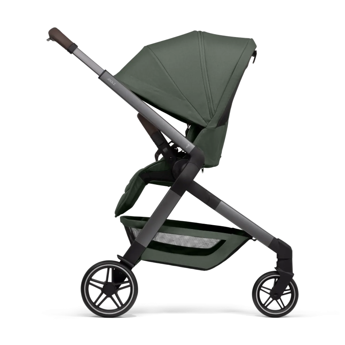 Joolz Combi Kinderwagens * Hub² Kinderwagen Compleet Grey - Forest Green Groen