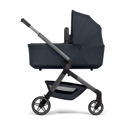 Joolz Combi Kinderwagens * Hub² Kinderwagen Compleet Grey - Navy Blue Blauw