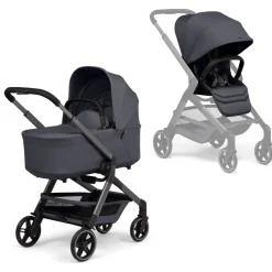 Joolz Combi Kinderwagens * Hub² Kinderwagen Compleet Grey - Stone Grey Grijs