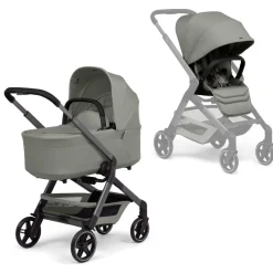 Joolz Combi Kinderwagens * Hub² Kinderwagen Compleet Grey - Sage Green Groen