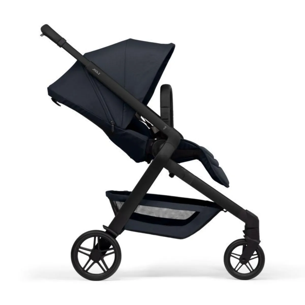 Joolz Combi Kinderwagens * Hub² Kinderwagen Compleet Black - Dark Navy Blue Blauw