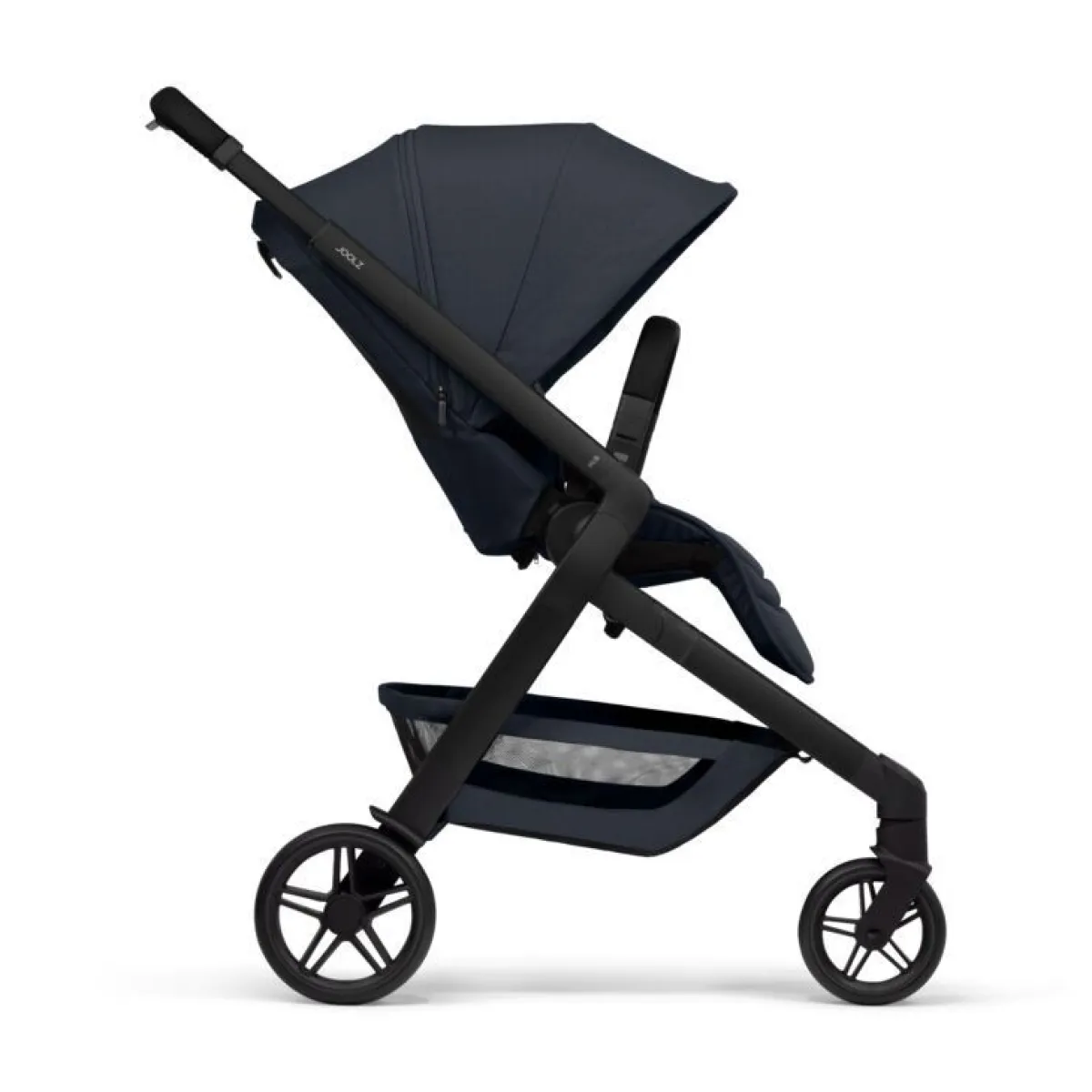 Joolz Combi Kinderwagens * Hub² Kinderwagen Compleet Black - Dark Navy Blue Blauw