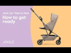 Joolz Alle Accessoires * Nest to Seat Aer² Space Black Zwart