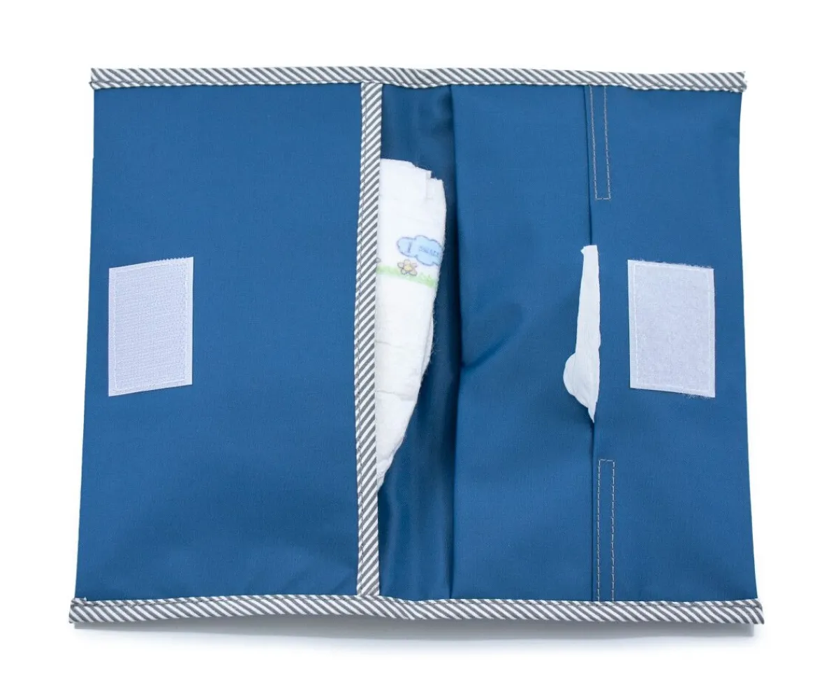 KipKep Verzorgingstassen|Verzorgingstassen * Napper Luieretui Denim Blue