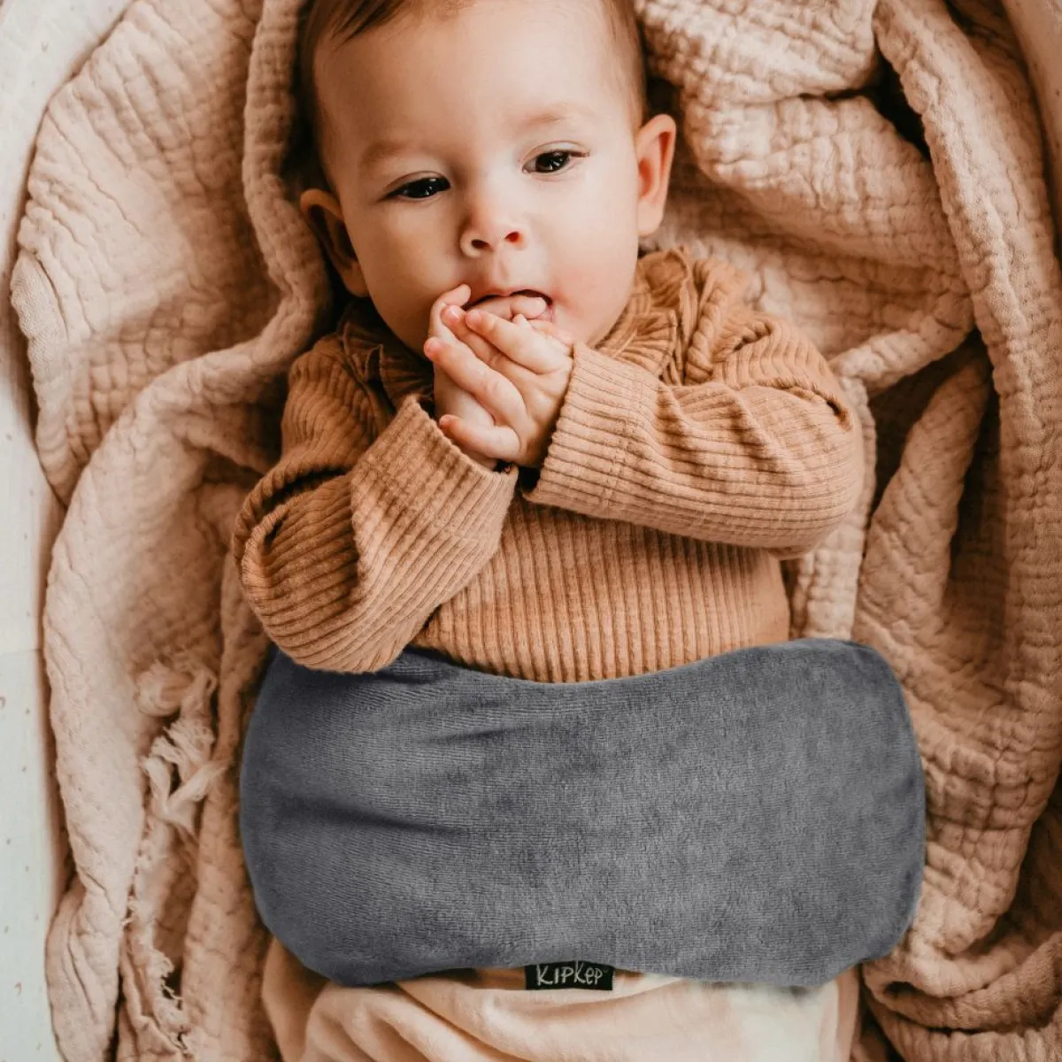 KipKep Kruiken * Woller Warmtekussen Pebble Grey