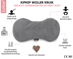 KipKep Kruiken * Woller Warmtekussen Pebble Grey