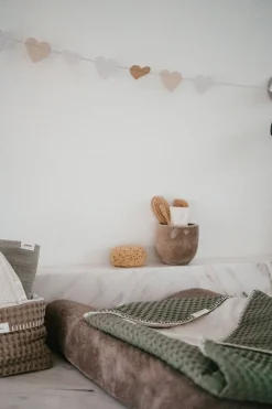 Koeka Waskussenhoezen|Bedtextiel * Aankleedkussenhoes Malmo Caffe Bruin