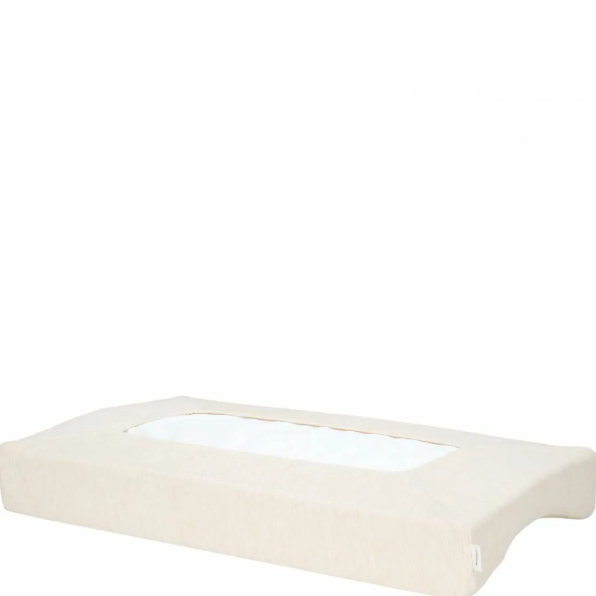 Koeka Waskussenhoezen|Bedtextiel * Aankleedkussenhoes Rivoli Warm White Wit