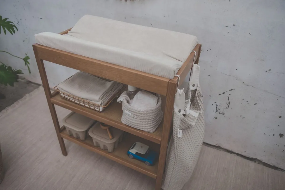 Koeka Waskussenhoezen|Bedtextiel * Aankleedkussenhoes Vik Sand Wit