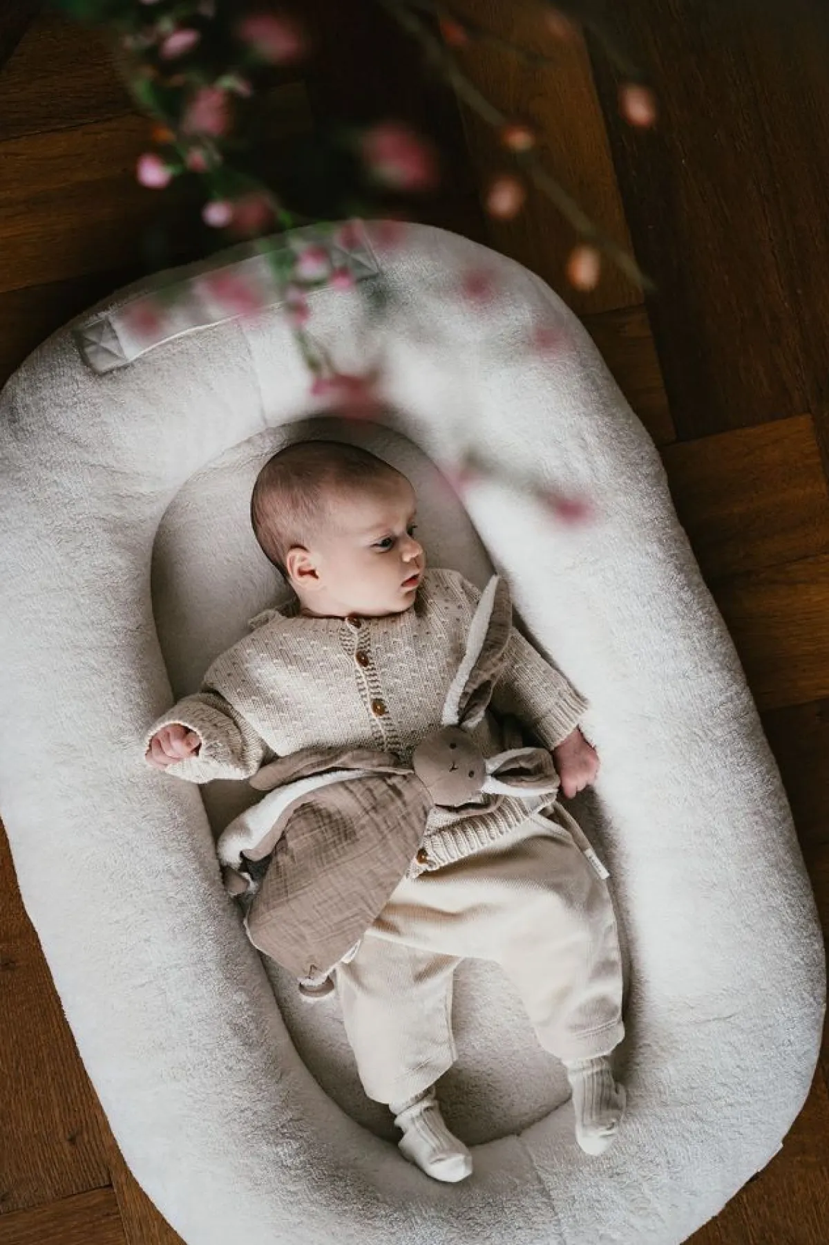 Koeka Babynestjes|Bedtextiel * Babynest Malmo Pebble