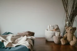 Koeka Manden|Bedtextiel * Commodemandje Malmo Pebble Grijs