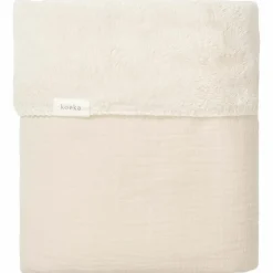 Koeka Bedtextiel * Ledikantdeken Faro Teddy Warm White Wit