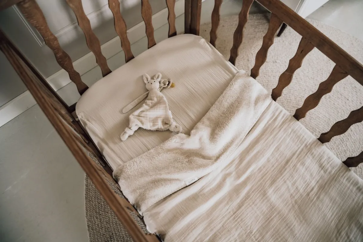 Koeka Bedtextiel * Ledikantdeken Faro Teddy Warm White Wit