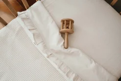 Koeka Bedtextiel * Ledikantdeken Malaga Cotton Fleece Warm White Wit