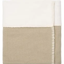 Koeka Bedtextiel * Ledikantdeken Malaga Teddy Sage Groen