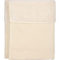 Koeka Bedtextiel * Ledikantdeken Malaga Teddy Warm White Wit
