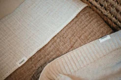 Koeka Bedtextiel * Ledikantdeken Rivoli Caffe Bruin