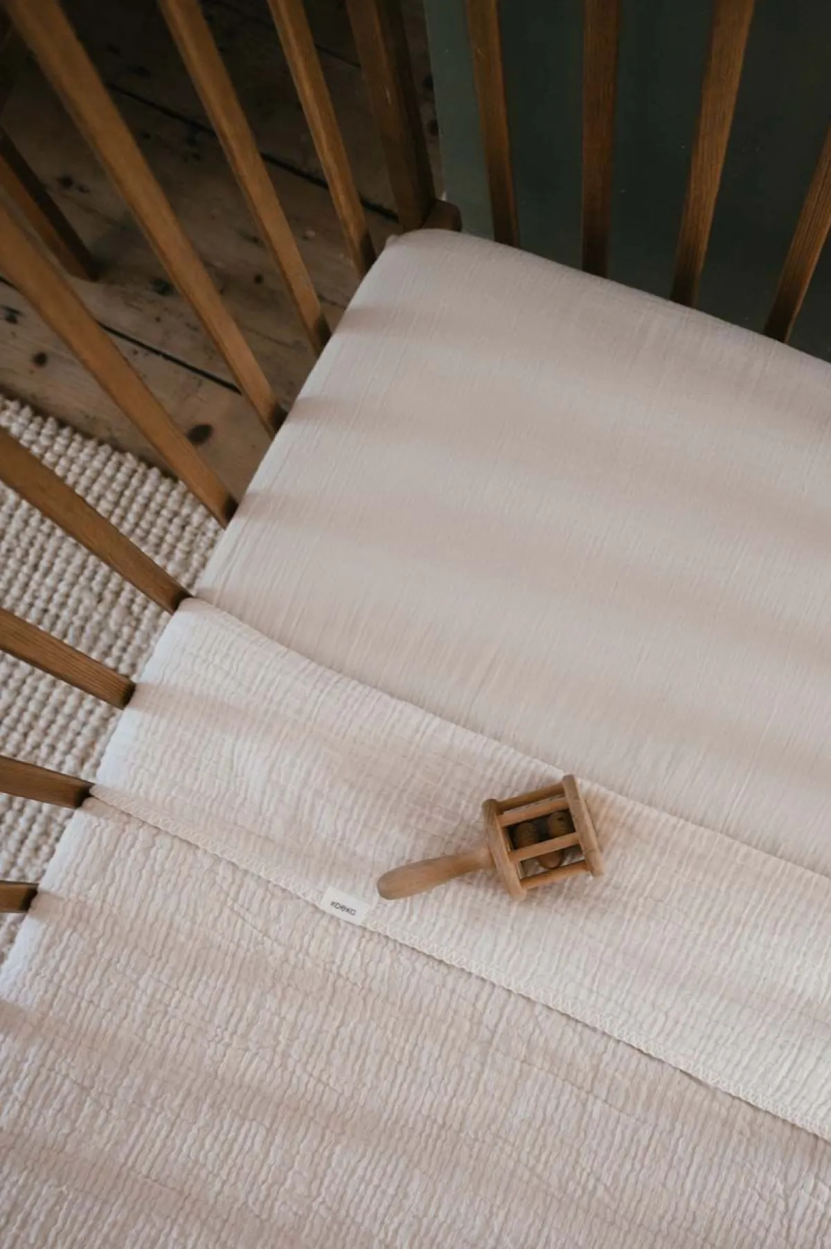 Koeka Bedtextiel * Ledikantdeken Rivoli Warm White Wit