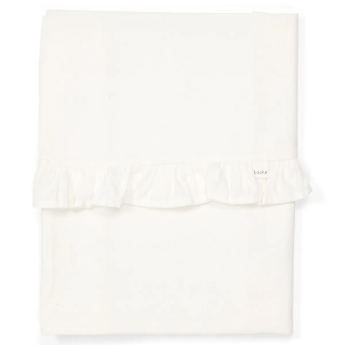 Koeka Bedtextiel * Ledikantlaken Ruffle