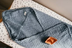 Koeka Badcapes|Bedtextiel * Omslagdoek Lace Elba Bluestone Blauw