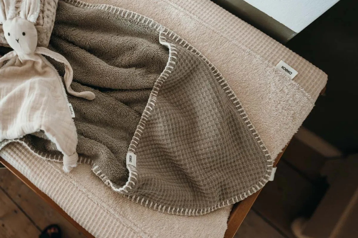 Koeka Badcapes|Bedtextiel * Omslagdoek Malaga Terry Sage Groen