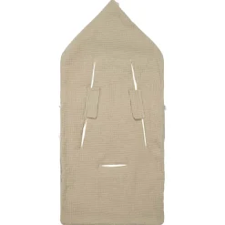 Koeka Baby Autostoel|Bedtextiel * Voetenzak Autostoel 0+ Malaga Cotton Fleece Sage 3/5 punts Groen