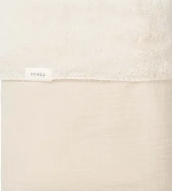 Koeka Bedtextiel * Wiegdeken Faro Teddy Warm White Wit