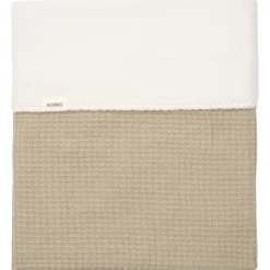 Koeka Bedtextiel * Wiegdeken Malaga Cotton Fleece Sage Groen